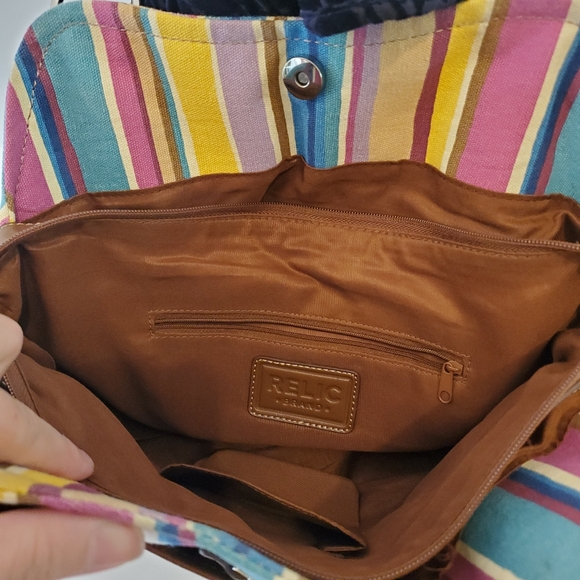 Relic Boho Colorful Striped Shoulder Bag - Picture 7 of 9